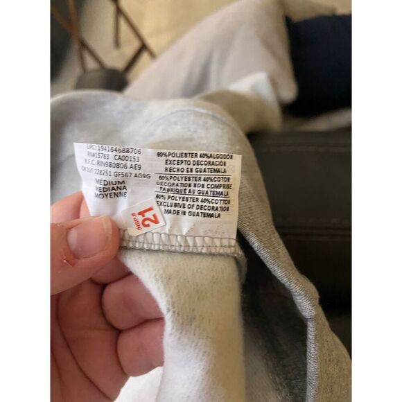 New! Champion Grey Long Sleeve Pullover Sweater, Size Medium, NWT - Picture 5 of 6